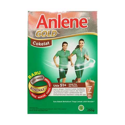 ANLENE GOLD COKLAT BOX 250 G